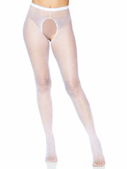 Ginny Fishnet Crotchless Tights