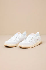 Hawk White Multi Color Block Suede Sneakers