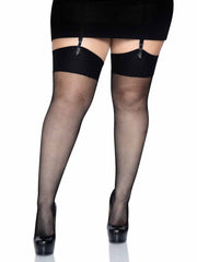 Lucy Fishnet Thigh High Stockings