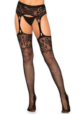 Yana Fishnet Stockings with Garter Belt