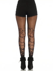 Bat Wing Sheer Tights