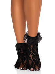Liora Socks with Ruffle Cuff