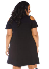 Plus Size More Boos Jersey Dress with Pockets