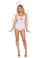 Angel Ombre Chiffon Wings and Halo Headband.