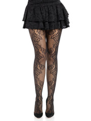 Fleurine Eyelet Lace Tights