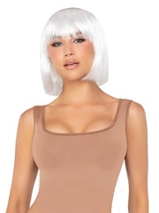 13" Pearl Short Natural Bob Wig
