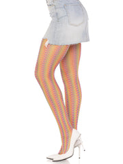 Acadia Rainbow Net Tights