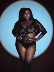 Sweet Surprise Plus Lace Teddy