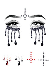 Evil Nun Rhinestone Stick-On Jewels