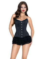 Steel Boned Satin Corset