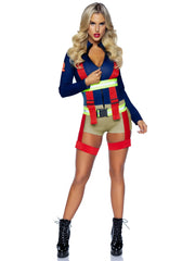 Red Hot Firefighters Couple's Costume