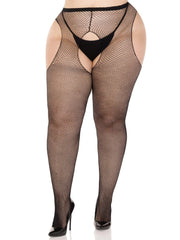 Harley Fishnet Suspender Hose