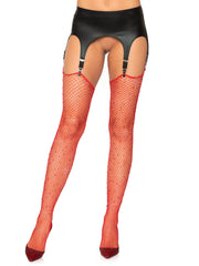 Brielle Rhinestone Fishnet Stockings