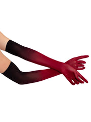 Ombre Mesh Opera Length Gloves.