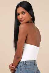 Effortless Concept Ivory Strapless Bodysuit