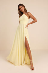 Absolutely Breathtaking Light Yellow Maxi Dress