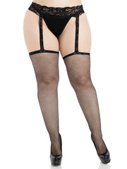 Lumi Fishnet Garter belt Stocking