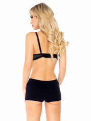 Woo Me Satin Underwire Bra