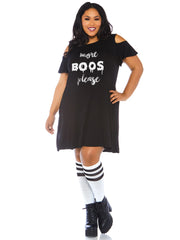 Plus Size More Boos Jersey Dress with Pockets