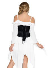 Steel Boned Satin Waist Cincher