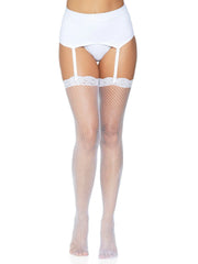 Gwen Fishnet Thigh High Stockings
