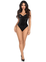 Snap Crotch Sequin Bodysuit