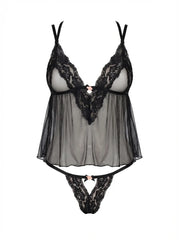 Sheer Madness Babydoll Set