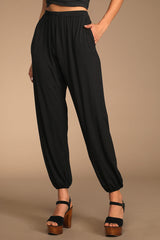 Doin' it Right Black Wrap Two-Piece Jumpsuit