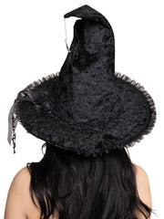 Dark Lolita Velvet Witch Hat