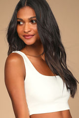 Only Tonight Ivory Two-Piece Wide-Leg Jumpsuit