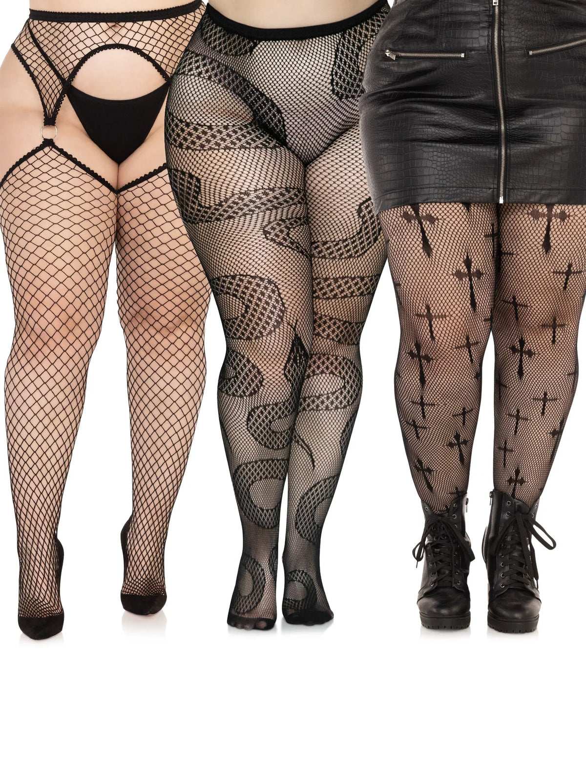 Alt Plus Fishnet Hosiery Bundle