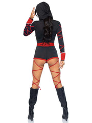 Red Dragon Ninja Couple's Costume