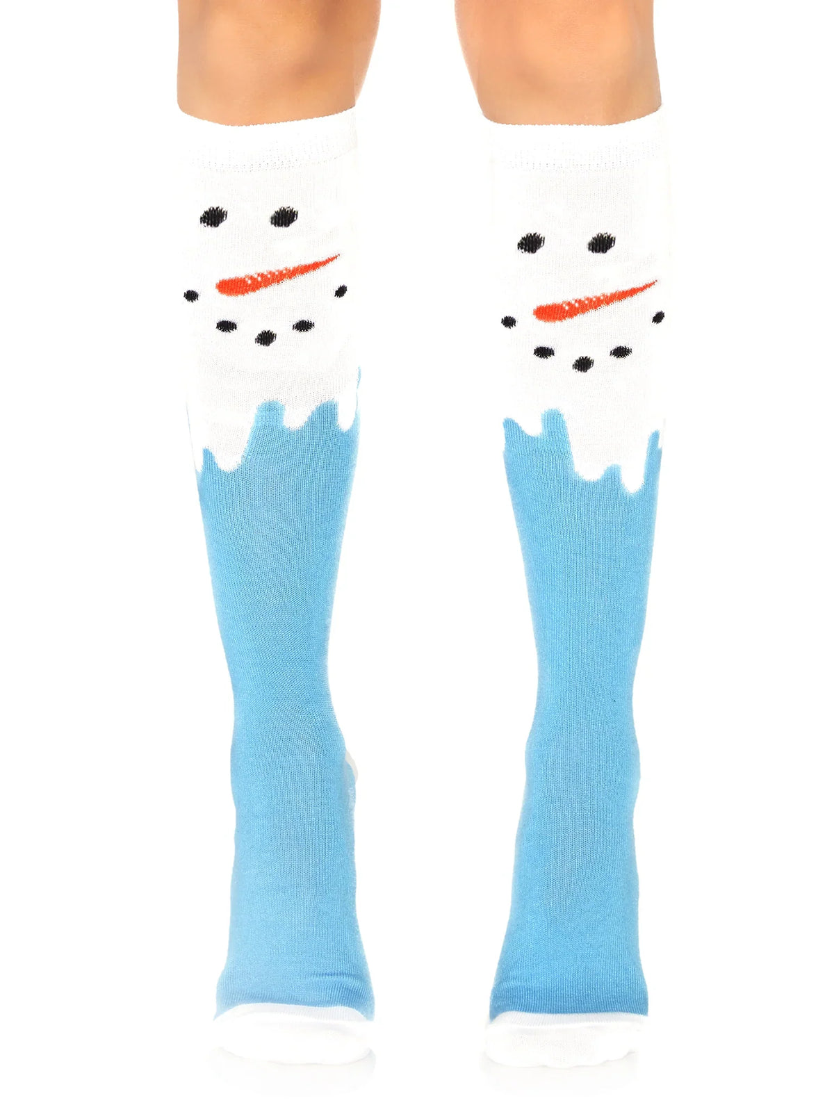 Snow Man Knee-High Socks