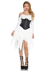 Steel Boned Satin Waist Cincher