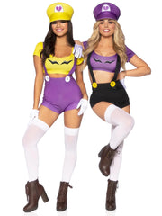 Mischievous Gamers Duo Friend Costume