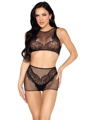 Heartbreaker Crop Top and Shorts Set