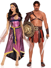 Gladiator & Amethyst Couples Costume