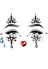 Harlequin Clown Jewels Sticker