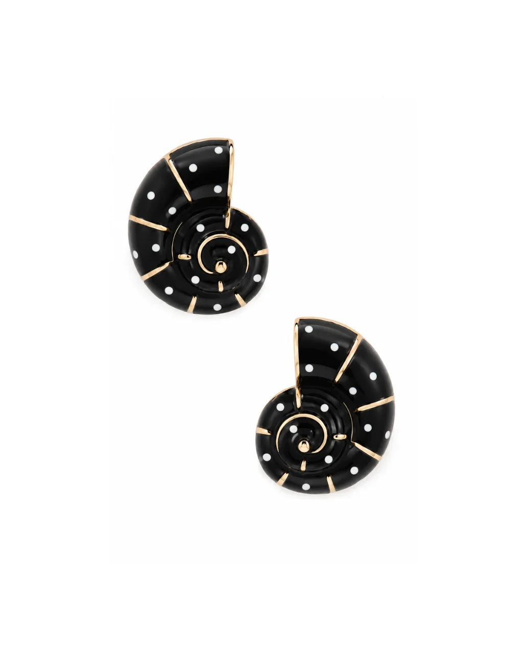 Spiral Shell Stud Earring