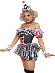 Darling Harlequin Clown Costume