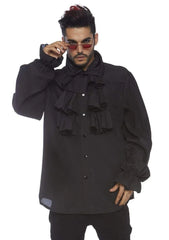Men's Ruffle Front Costume Shirt